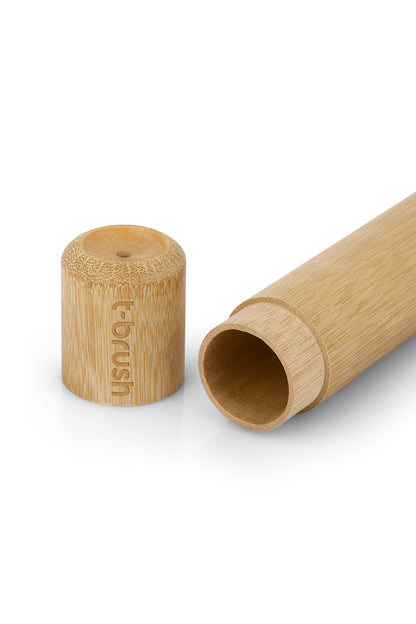 Bamboo Toothbrush Case