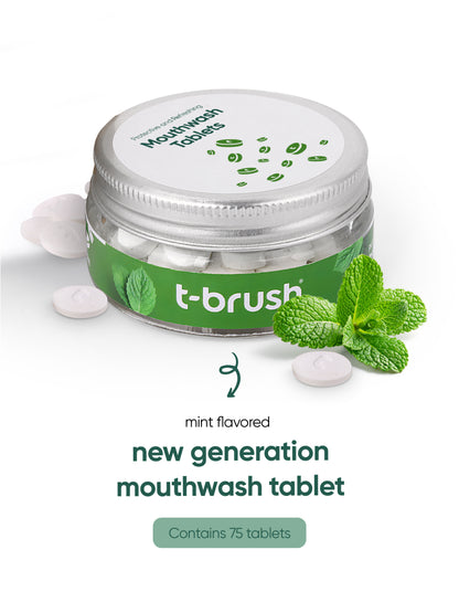 Mint Mouthwash Tablets - with fluoride