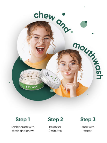 Mint Mouthwash Tablets - without fluoride