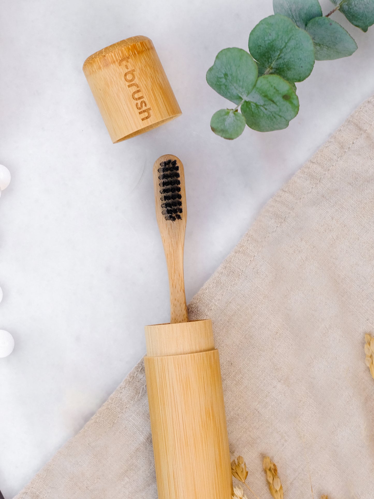 Bamboo Toothbrush Case