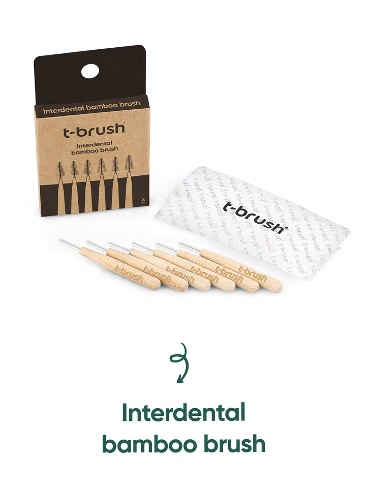 Bamboo Interdental Brush (6 pieces)